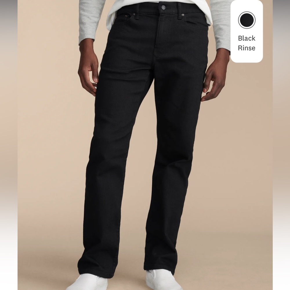 Lucky Brand Black Straight Jeans
